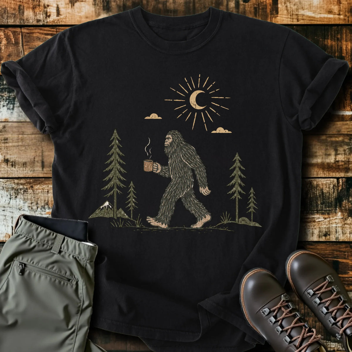 Walking Bigfoot T-Shirt
